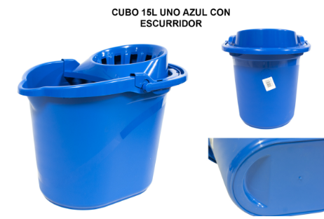 Cubo Oval 16 L Con Escurridor 1 UD