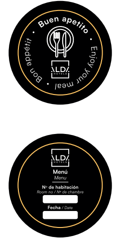 Tickets Restaurante Amarillo Menu Alda Hotels