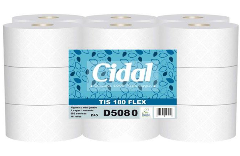 Papel Higiénico Industrial - Higiénico C-60 TIS 180 FLEX D5080