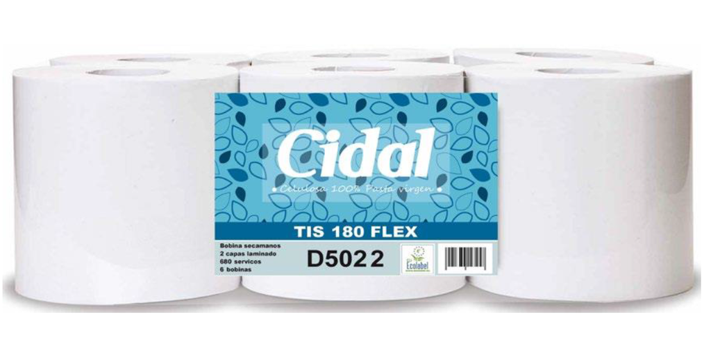 Toalla Mecha TIS 180 HH FLEX D5022 6 Uds