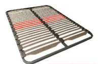 SOMIER MULTILAMINAS + 5 PATAS - 135X190 CM