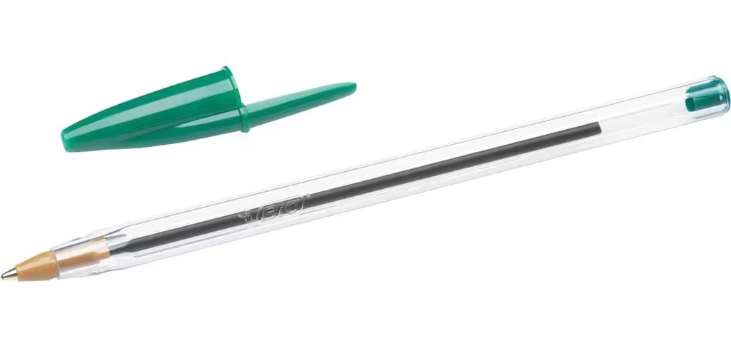 BOLÍGRAFOS BIC CRISTAL VERDE